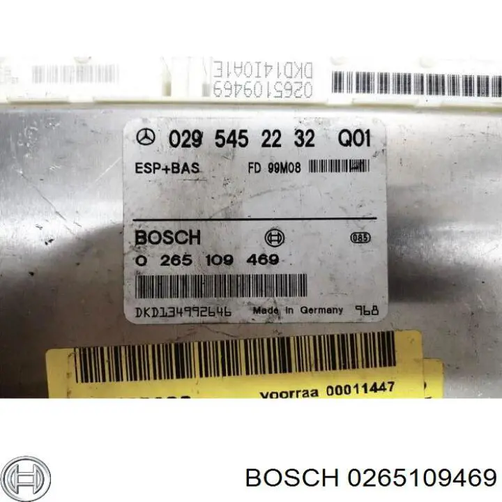 Módulo de control de ESP Bosch 0265109469 precio, desde 24,68 EUR
