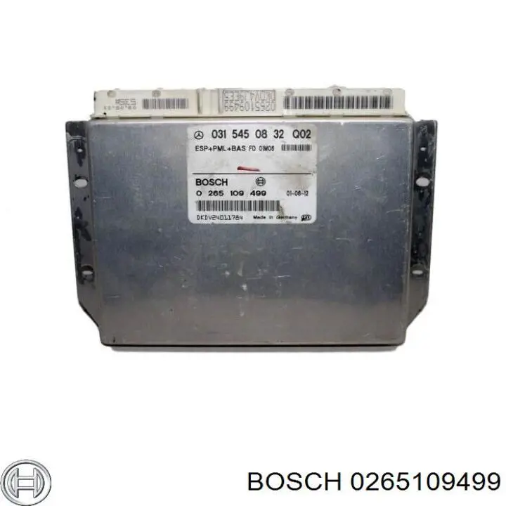 0265109499 Bosch módulo de control esp