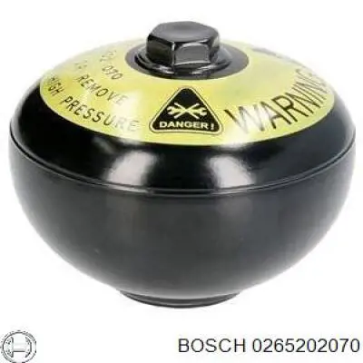 0265202070 Bosch acumulador de presión, sistema frenos