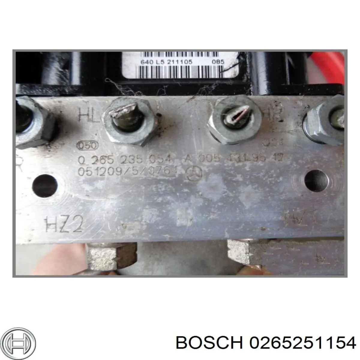 0265251154 Bosch módulo hidráulico abs