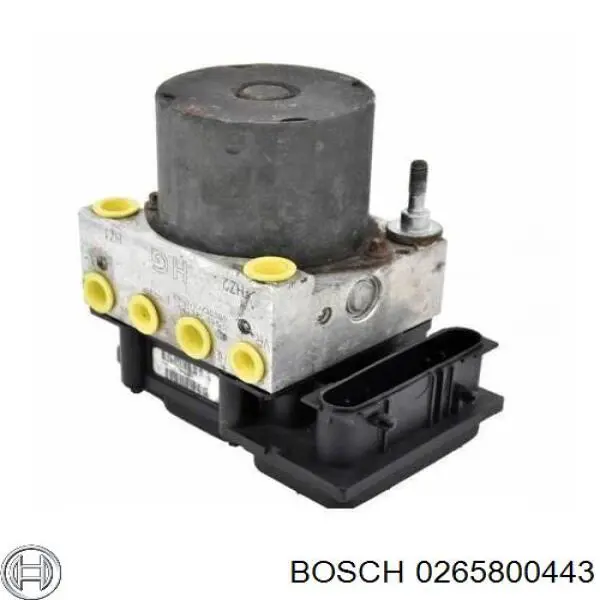 0265800443 Bosch Unidad de control ABS hidráulico