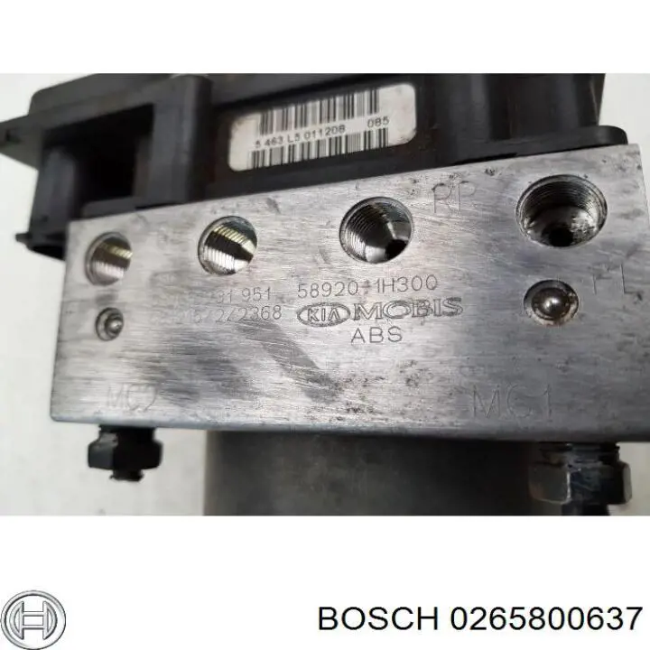 0265800637 Bosch módulo hidráulico abs