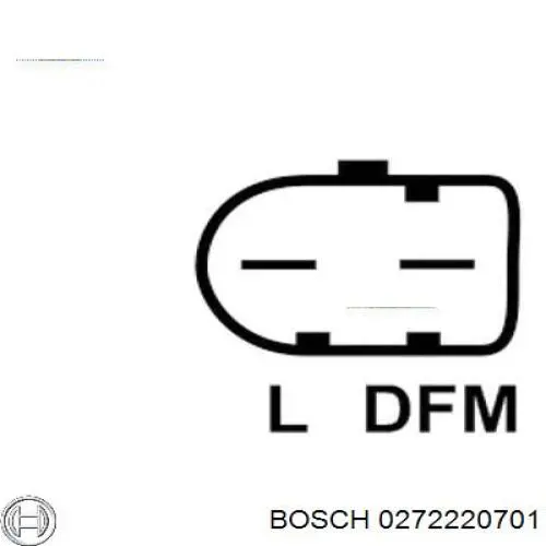 0272220701 Bosch regulador del alternador