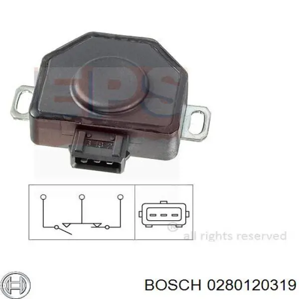 Sensor TPS 0280120319 Bosch