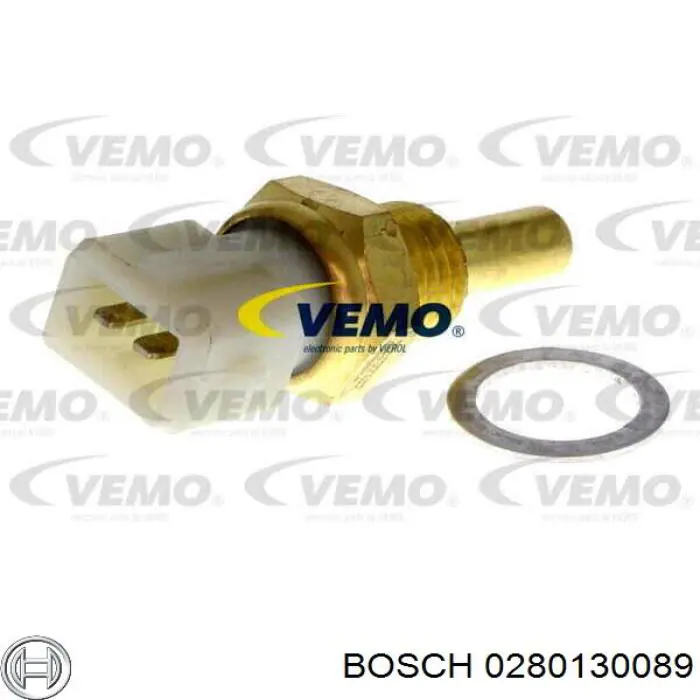 0280130089 Bosch Sensor de temperatura del refrigerante del tablero