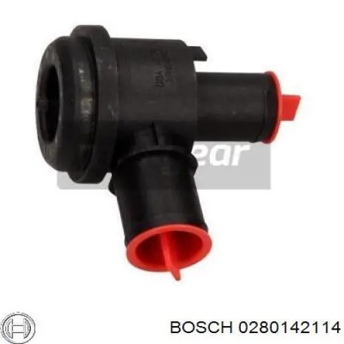 Válvula de derivación de aire de sobrealimentación 0280142114 Bosch