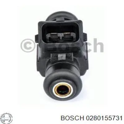 0280155731 Bosch inyector de combustible