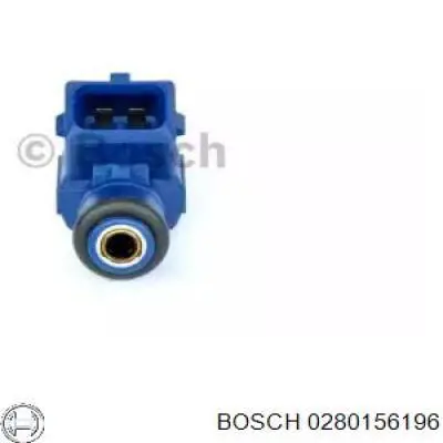 0280156196 Bosch inyector