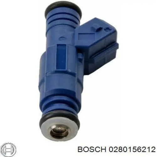 0280156212 Bosch Inyector de combustible