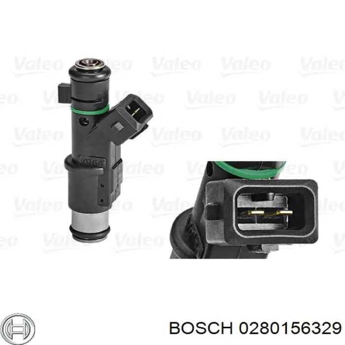 0280156329 Bosch inyector