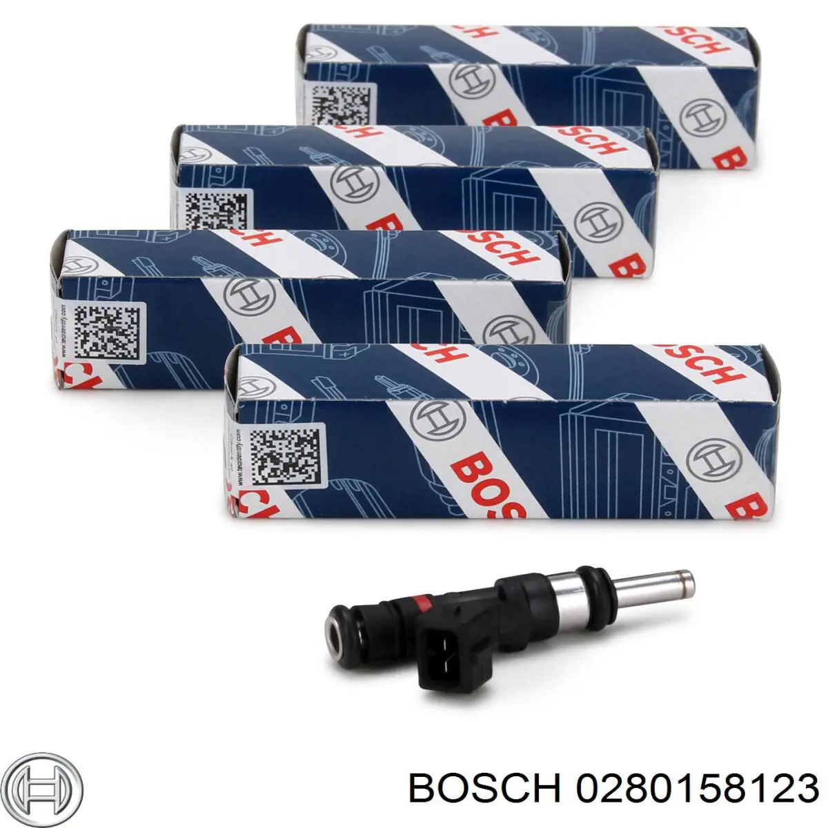 0 280 158 123 Bosch inyector de combustible