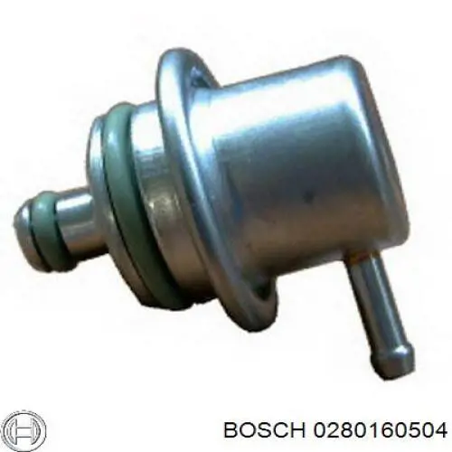 Regulador de presión de combustible 0280160504 Bosch