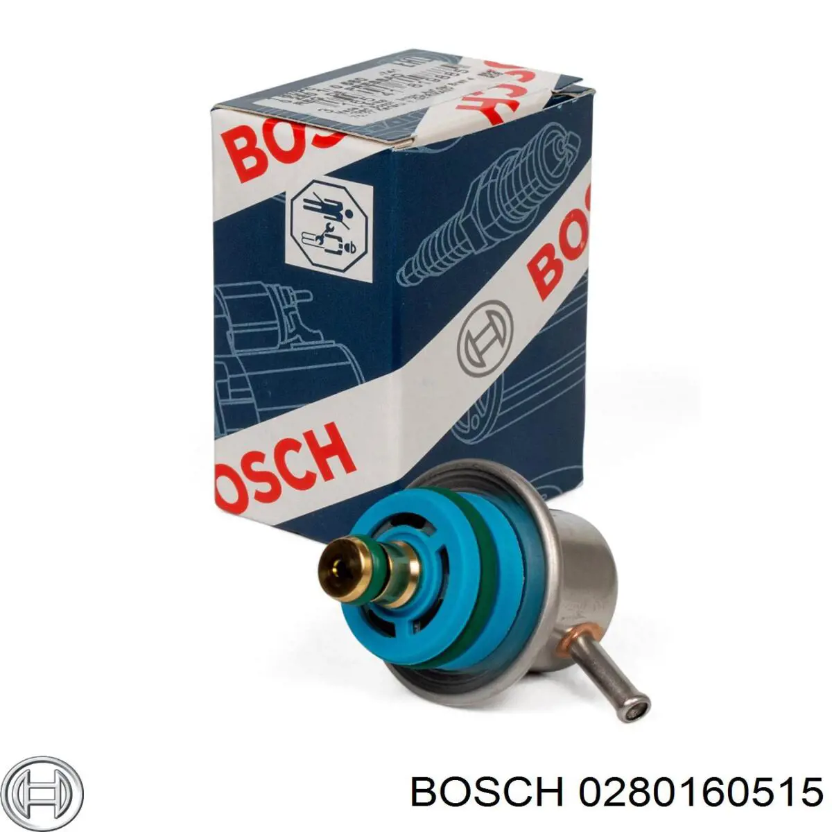 0280160515 Bosch regulador de presión de combustible