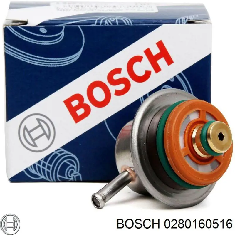 0280160516 Bosch regulador de presión de combustible, rampa de inyectores