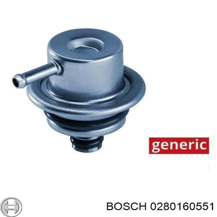 0280160551 Bosch Válvula reguladora de presión