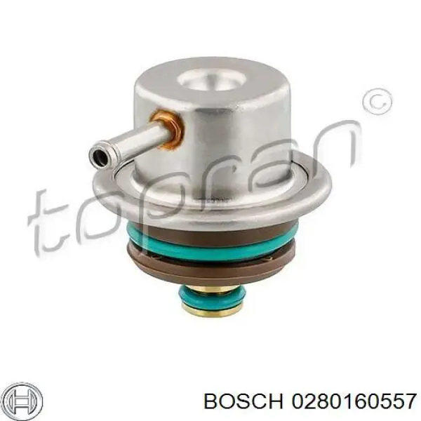 Regulador de presión de combustible, rampa de inyectores Volkswagen Passat 3A5, 351, 315