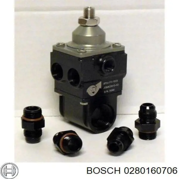 0280160706 Bosch regulador de presión de combustible