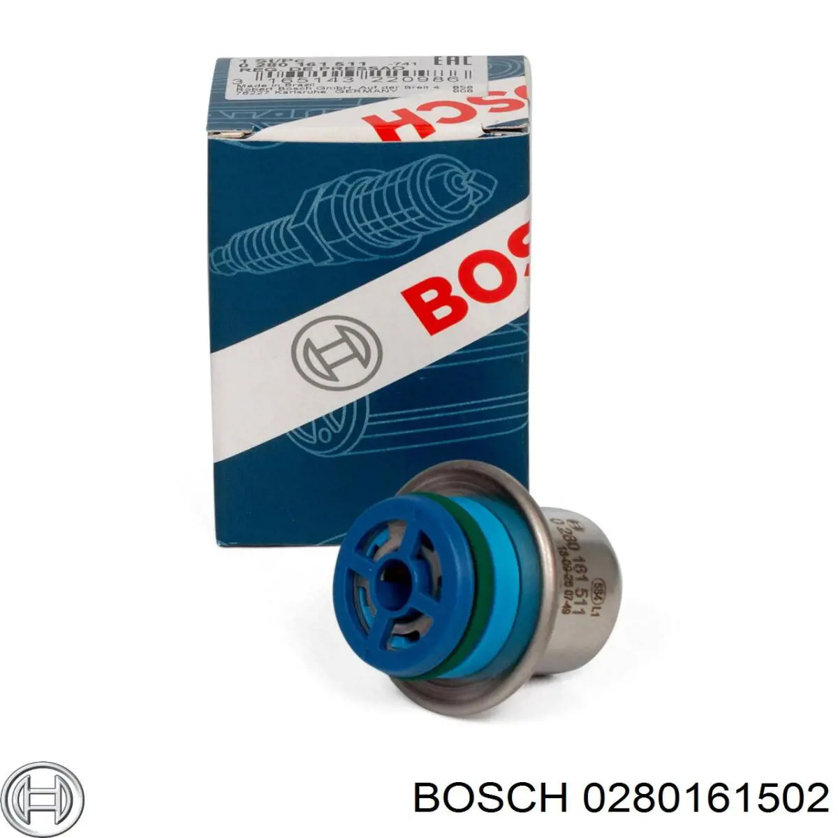 0280161502 Bosch regulador de presión de combustible, rampa de inyectores