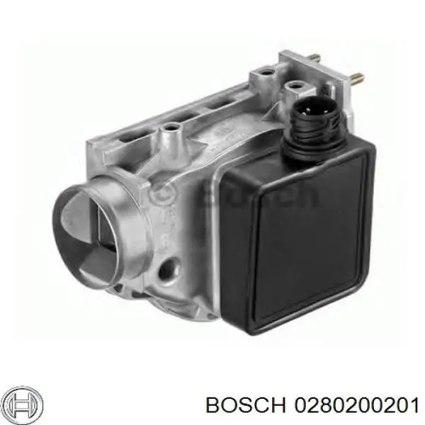 0280200201 Bosch sensor de flujo de aire/medidor de flujo (flujo de aire masibo)