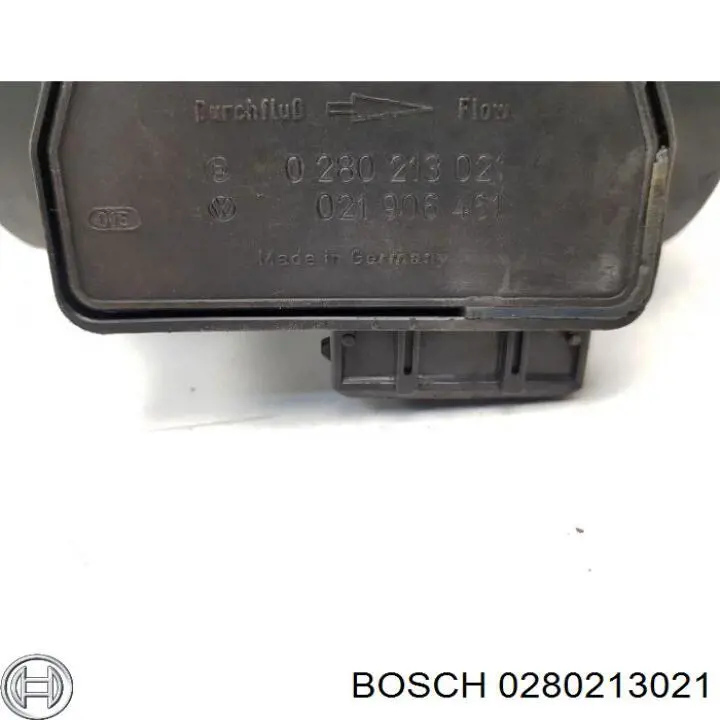 0280213021 Bosch sensor de flujo de aire/medidor de flujo (flujo de aire masibo)