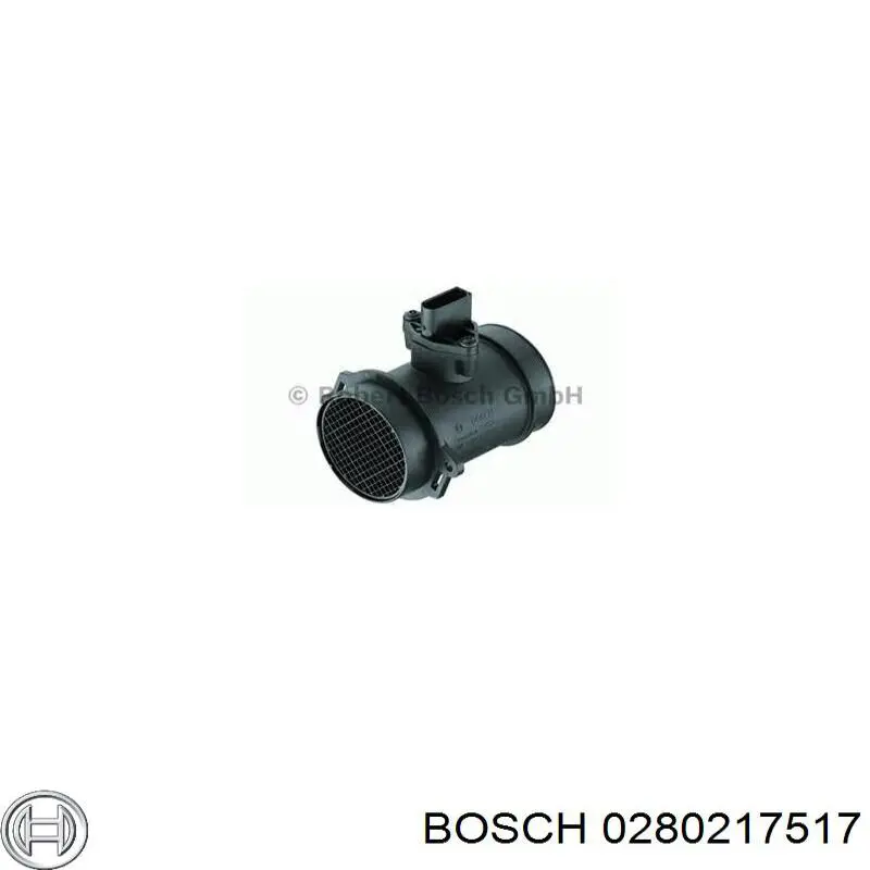 Medidor de flujo de aire Bosch 0280217517 precio, desde 128,79 EUR