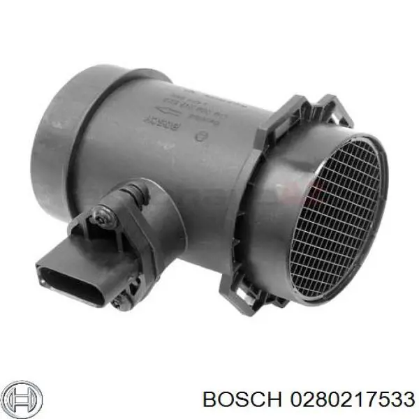 Medidor de flujo de aire Bosch 0280217533 precio, desde 70,36 EUR