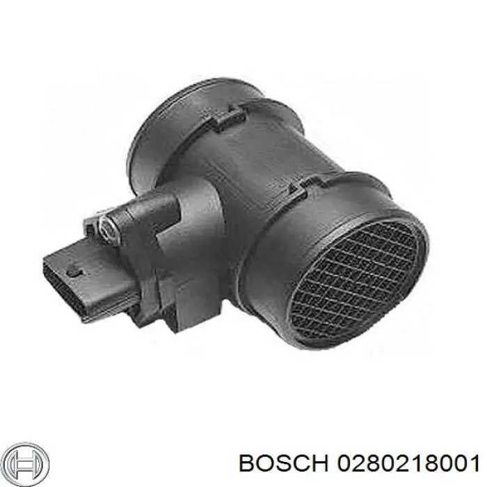 0280218001 Bosch sensor de flujo de aire/medidor de flujo (flujo de aire masibo)