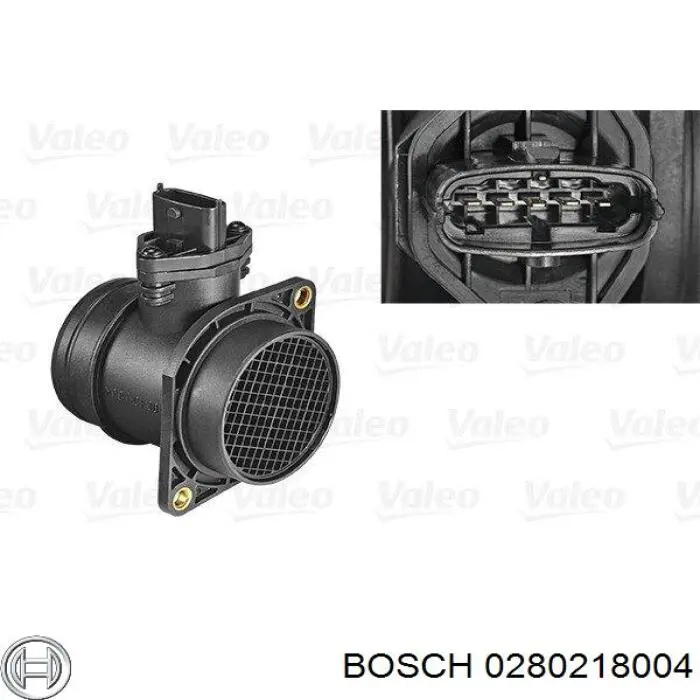 Medidor de flujo de aire Bosch 0280218004 precio, desde 60,98 EUR