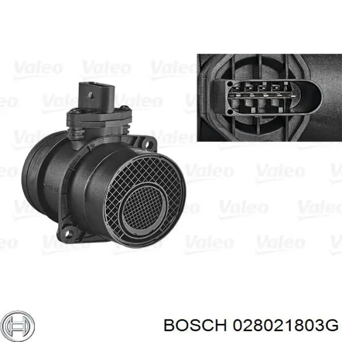 Medidor de flujo de aire Bosch 028021803G precio, desde 53,72 EUR