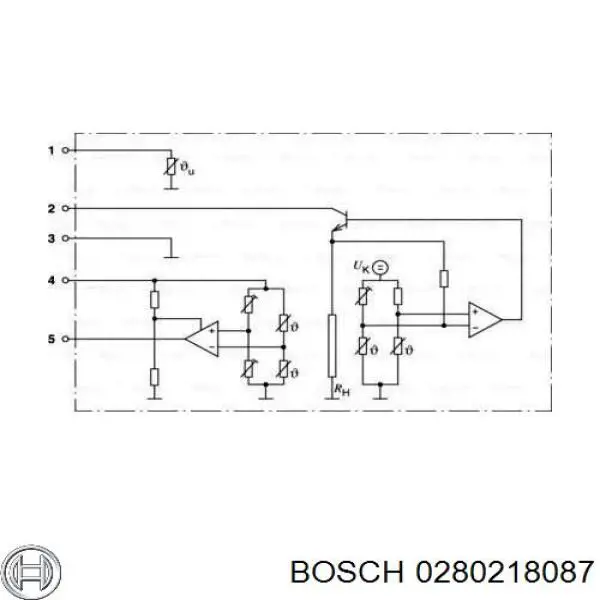 0280218087 Bosch Sensor de flujo de aire