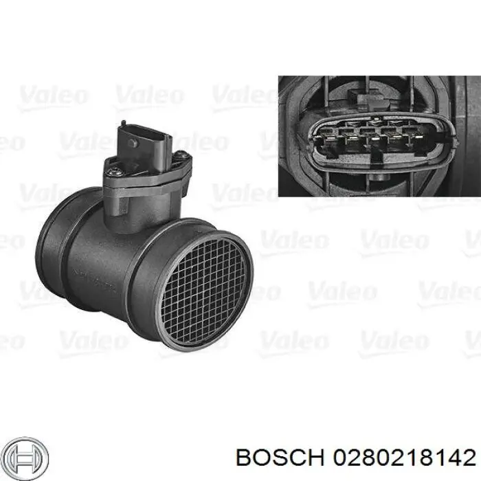 0280218142 Bosch Sensor de flujo de aire