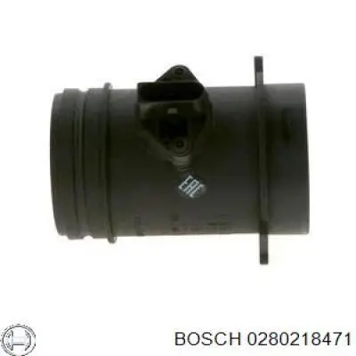 0280218471 Bosch sensor de flujo de aire/medidor de flujo (flujo de aire masibo)