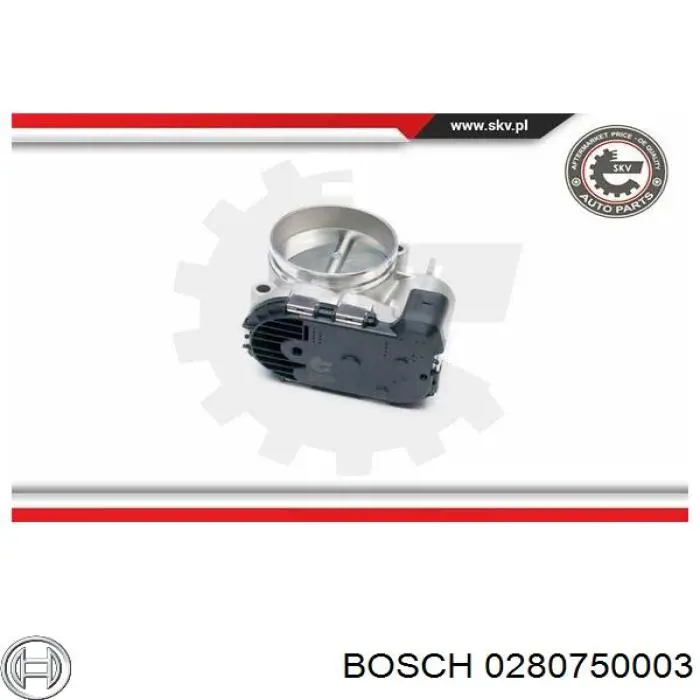 0280750003 Bosch cuerpo de mariposa