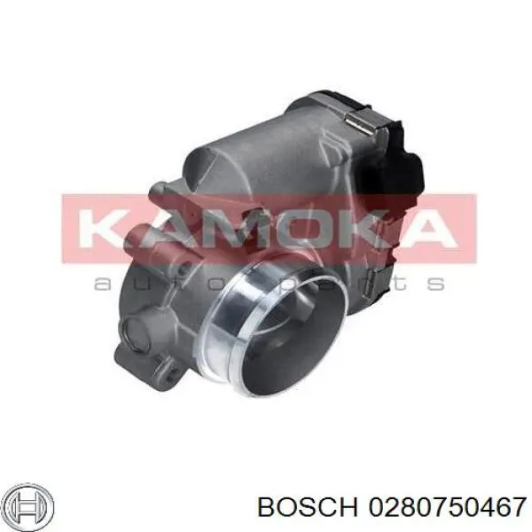 Mariposa del compresor de sobrealimentación 0280750467 Bosch
