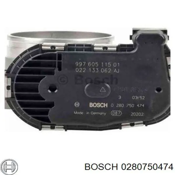 0280750474 Bosch cuerpo de mariposa