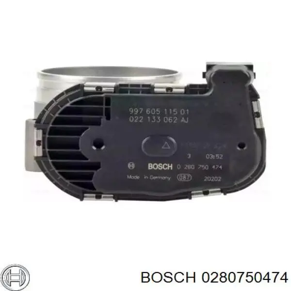 Cuerpo de aceleración completo Bosch 0280750474 precio, desde 154,44 EUR