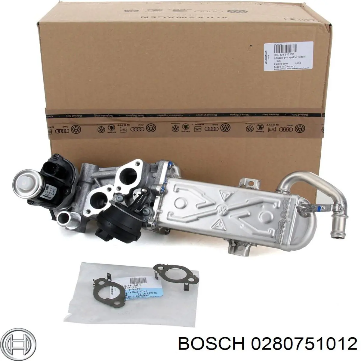 0280751012 Bosch enfriador egr de recirculación de gases de escape