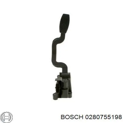0 280 755 198 Bosch pedal de acelerador