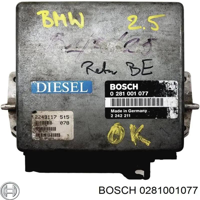 ECU 0281001077 Bosch