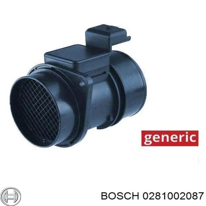 0281002087 Bosch Sensor de flujo de aire