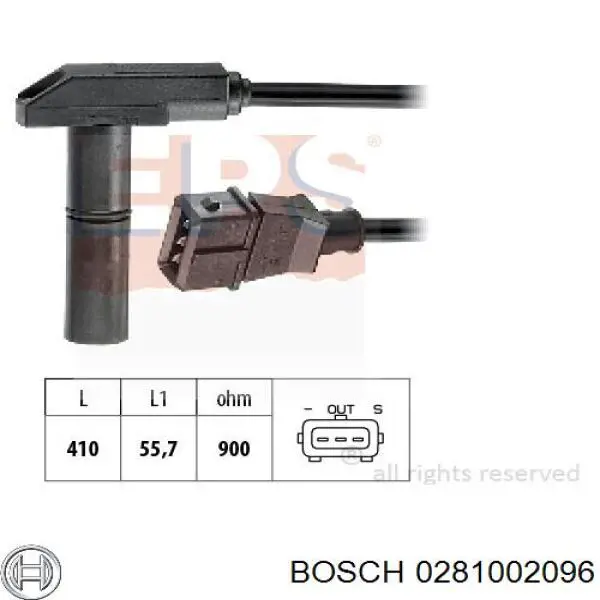 Sensor ckp Opel 6238423