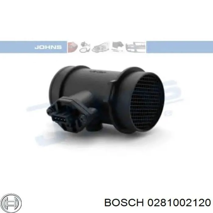 Medidor de flujo de aire Bosch 0281002120 precio, desde 27,59 EUR