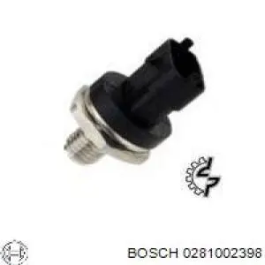 0281002398 Bosch sensor de presión de combustible