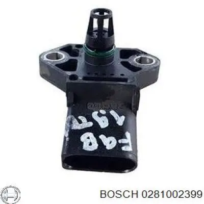 0281002399 Bosch Sensor de presión de sobrealimentación