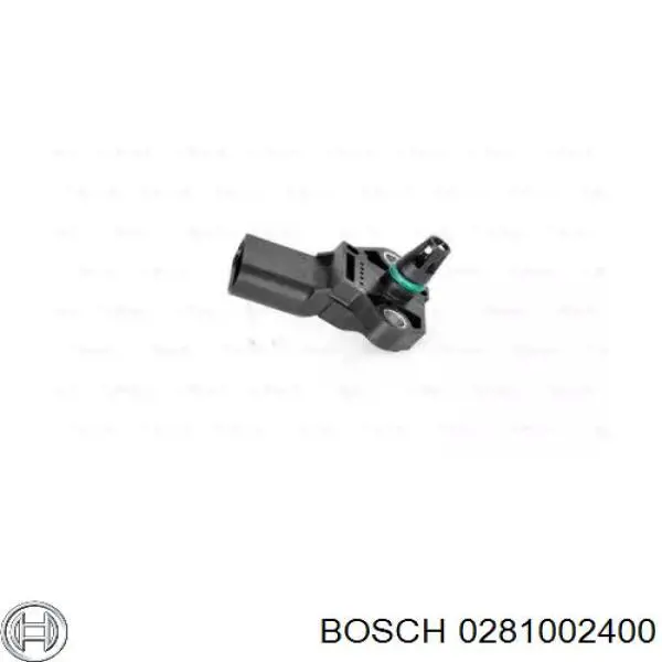 0281002400 Bosch sensor de presion de carga (inyeccion de aire turbina)