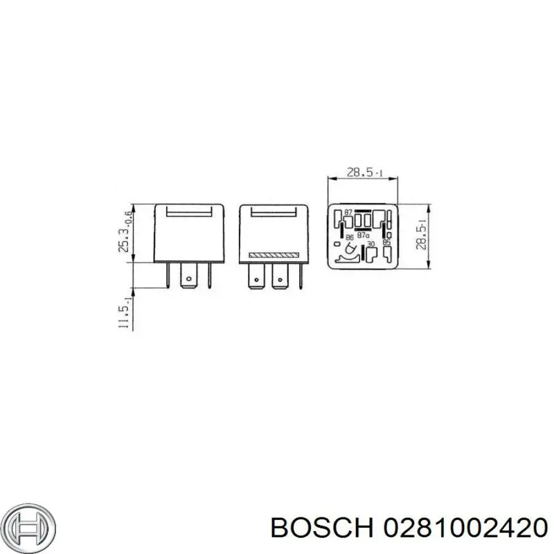 0281002420 Bosch sensor de presion de escape