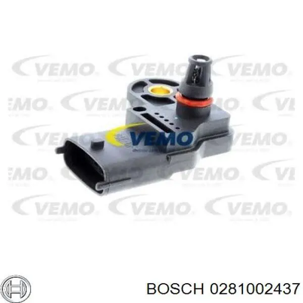 Bosch 0281002437 - SENSOR PRESION/TEMPERAT