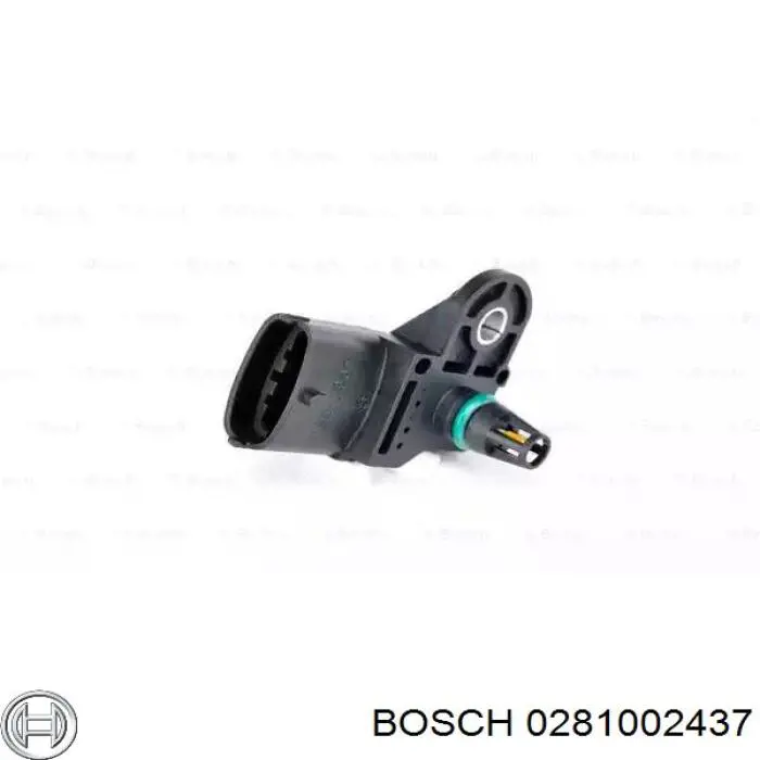 0281002437 Bosch sensor de presion de carga (inyeccion de aire turbina)