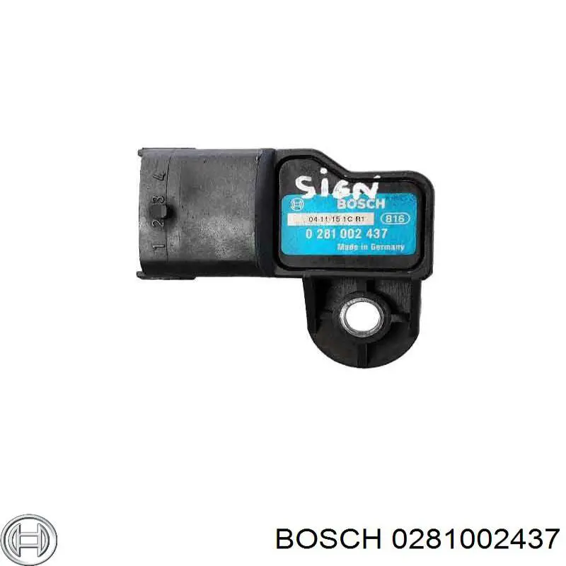 Sensor De Presion Del Colector De Admision Alfa Romeo 147 937