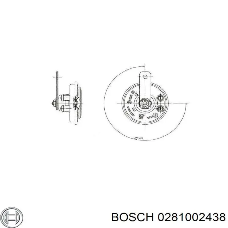 Sensor, presión colector de admisión  Bosch 0281002438 precio, desde 32,85 EUR